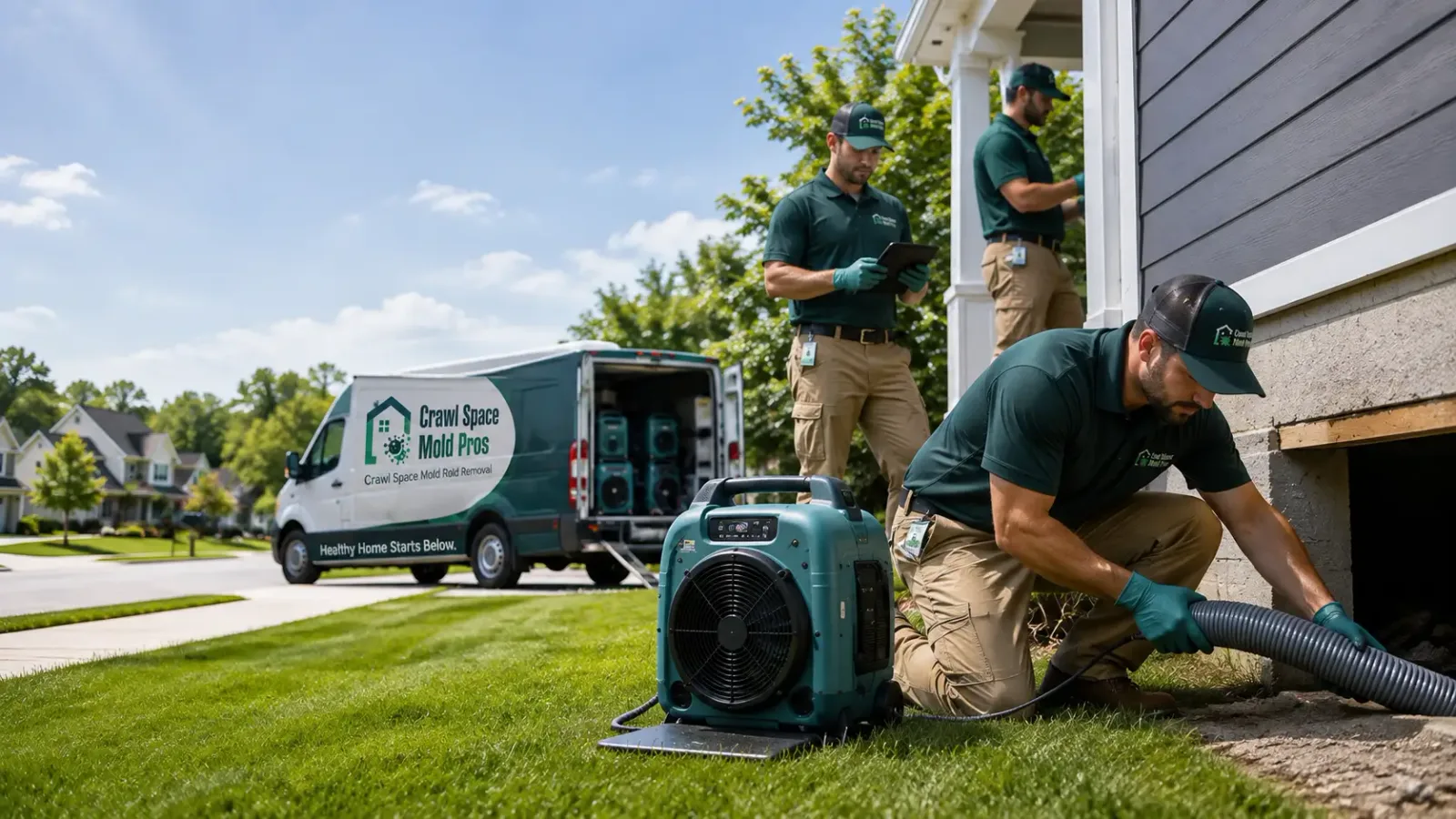 Crawl Space Mold Removal in Dublin, VA
